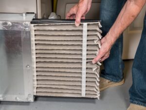 Changing an air filter